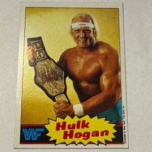 1985 Topps Rookie Card #1 Vintage Wrestling Trading Card